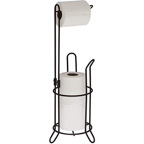 Simple Houseware Bathroom Toilet Tissue Paper Roll Storage Holder Stand Bronze Simple Houseware Bathroom Toilet Tissue Paper Roll Storage Holder Stand Bronze